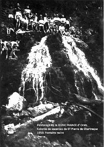COLO JEUNE FRANCE 1953 fontaine noire